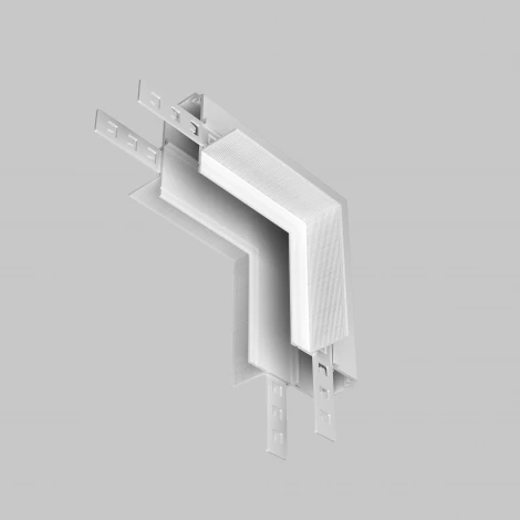 Коннектор угловой внутренний Exility встраиваемый под ГКЛ 12,5мм, белый Maytoni Accessories for tracks TRA034ICL-42.12W