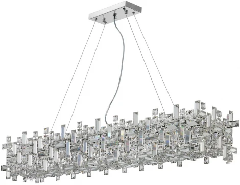 Подвесная люстра хрустальная Stilfort Tetrix 2171/09/12PL (220V, на тросе)