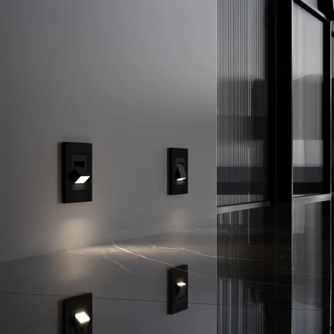 Поворотная встраиваемая LED подсветка (черный матовый) Werkel W1154708 (a064562)