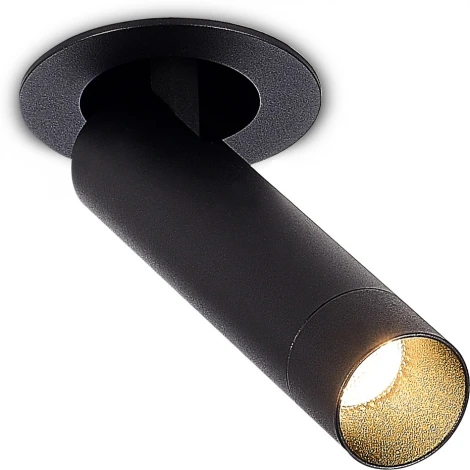 Встраиваемый светильник 5W черный Donolux Hubble DL20232In5W1B (LED, 220V, круглые)