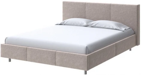 PROxSON Кровать Novo (Ткань: Велюр Gratta 2 Латте) 90x200