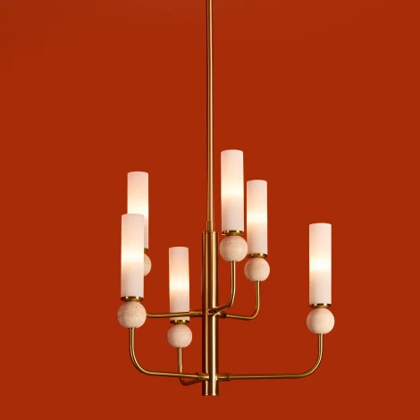 Потолочная люстра на штанге Freya Sunspot FR5482CL-06BS1