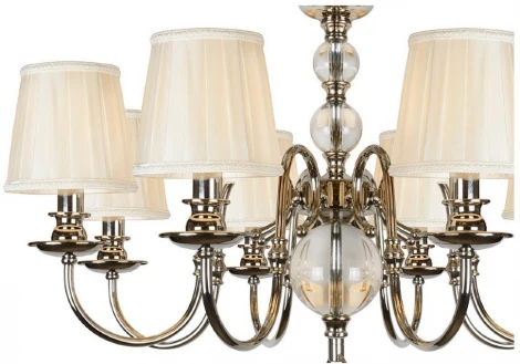 Подвесная люстра iLamp Armonia P2510-8 nic (220V, на цепи)