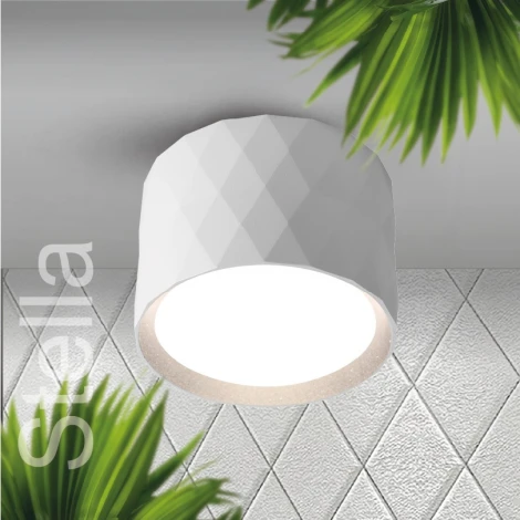 Точечный светильник накладной Wolta WSL-GX53/03W под лампу GX53 Белый STELLA