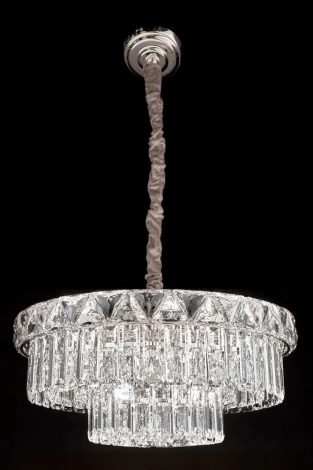 Подвесная люстра Fluorite Normandie FL1085-11P (220V, хрусталь, на цепи)