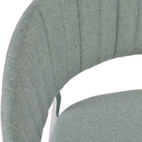 Стул Turin бирюзовый с золотыми ножками