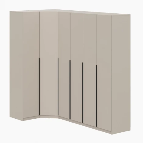 Шкаф с наполнением Арника (14 полок + 2 штанги) ШК 5, Меланж