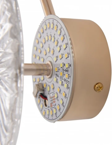 Бра светодиодное Arte Milano AM-1252B 7.1252B.D250.H800.LED G (220V, круглые)