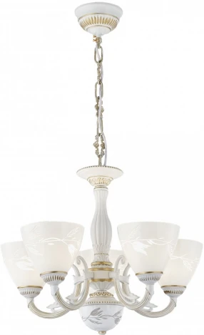 Подвесная люстра Arte Milano AM343659 343659/5 WT+G (220V, на цепи)