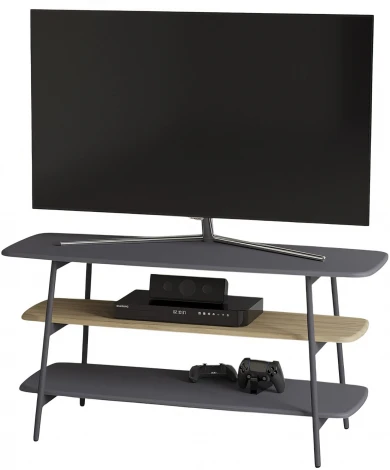 Тумба под ТВ Калифорния Юкон Графит/дуб сонома 9557096301