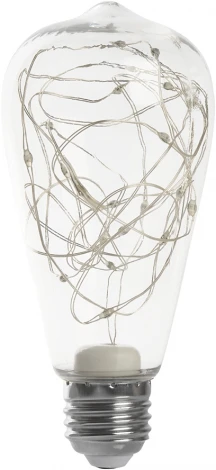 Лампочка светодиодная прозрачная груша E27 3W Feron 41674