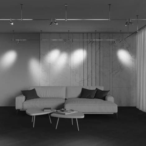 Трековый светильник магнитный модульный LED 24V 12W Maytoni Focus Led TR144-1-12W3K-W-PT