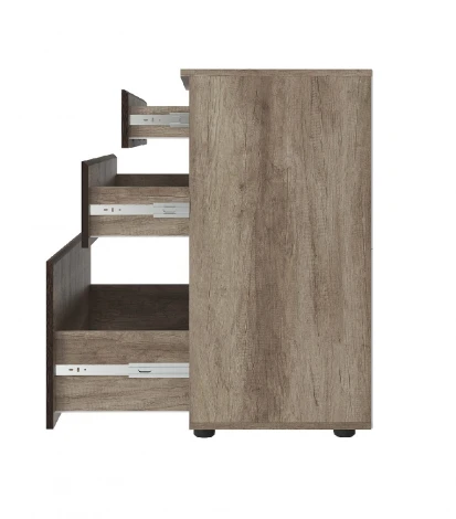 Комод БТС КМ-01 Энигма, дуб каньон/венге