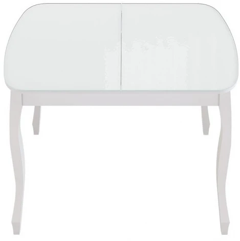 Стеклянный стол Woodville Экстра 2 белый / белый 505334