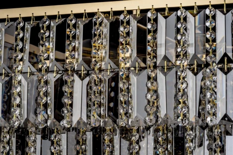 Потолочная люстра хрустальная на штанге Arti Lampadari Rozzano Rozzano E 1.5.40.106 GP (220V)