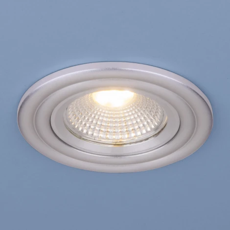 Встраиваемый точечный светильник Elektrostandard 9902 LED 3W COB SL серебро