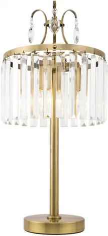 Настольная лампа Citilux Инга CL335833 (220V, хрусталь, подвески, выключатель)