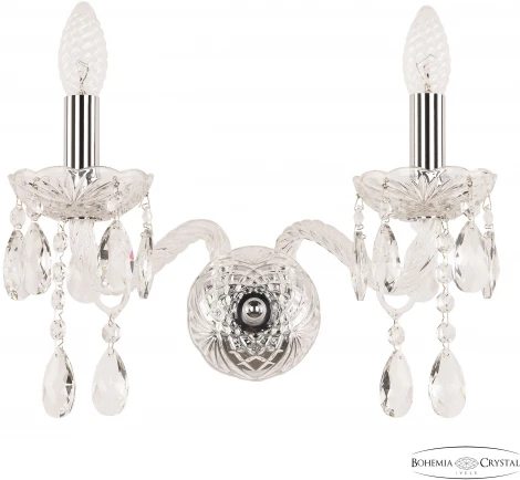 Бра Bohemia 107 107B/2/165 Ni (220V, подвески, подсвечник, свеча)