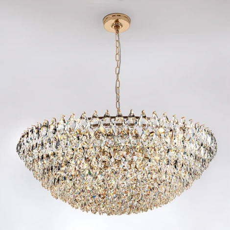 Подвесная люстра хрустальная Modelux ML.2363.30 GD