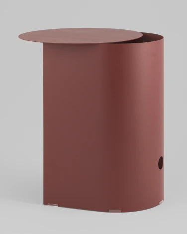 Журнальный столик Stool Group Floire металл бордовый УТ000041883