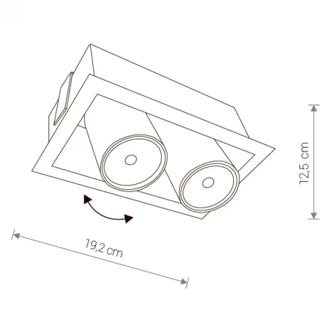 Встраиваемый точечный светильник Nowodvorski Eye Mod 8938 (220V)