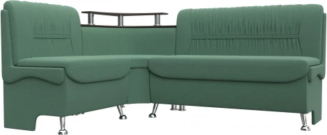 Диван кухонный угловой Сидней левый угол (Зеленый/Рогожка) Лига Диванов арт.125902L