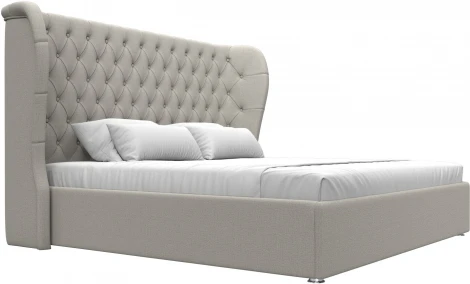 Кровать интерьерная Далия 200 (Бежевый/Рогожка) Лига Диванов арт.123079