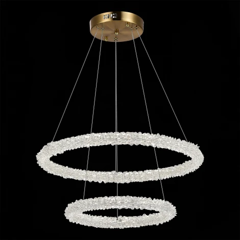 Подвесной светильник ярусный Avana SL6110.203.02 ST Luce (регулировка яркости, LED, 220V, пульт управления, на тросе, кольцо)