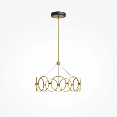 Подвесная люстра светодиодная Maytoni Link MOD357PL-L40BS3K (220V, круглые)