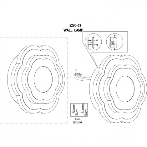 Настенный светильник F-Promo Ledolution 2286-1W