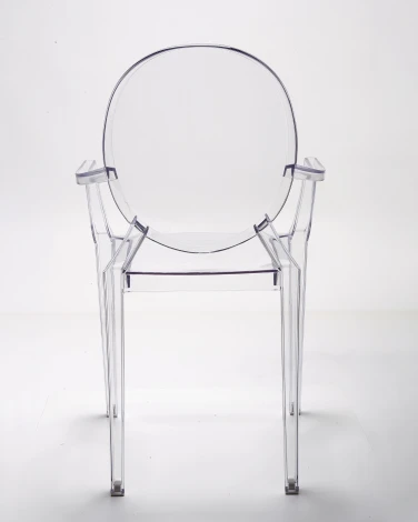 Стул Stool Group Victoria Ghost с подлокотниками прозрачный УТ000036010