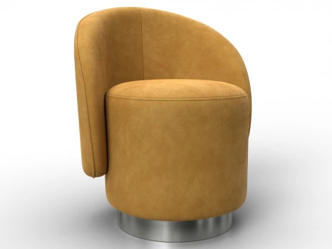 Кресло Лига-108 (Фанера,ДСП,Брус,Велюр/Желтый) Лига Диванов 136464