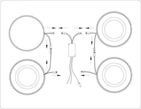 Потолочная люстра светодиодная с пультом Ambrella Original FA8866 (регулировка яркости, 220V, кольцо)