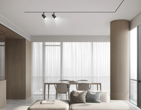 Трековый светильник магнитный светодиодный 3CCT 3000K-6000K 12W 48V Ambrella Track System GL2305