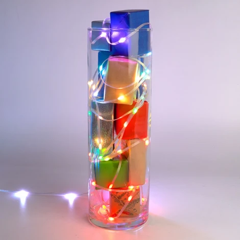 Гирлянда линейная Smart 10м USB + пульт ДУ RGB прозрачный шнур Feron CL593 51463