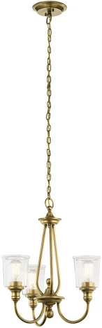 Подвесная люстра Waverly KL-WAVERLY3-NBR Kichler (220V, на цепи)