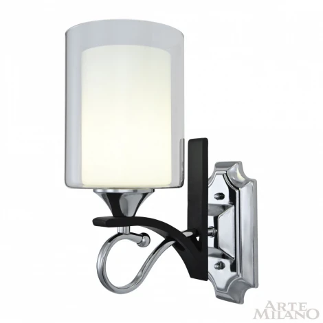 Бра Arte Milano Florentia-9167 309167/1W Bk/Ni (220V)