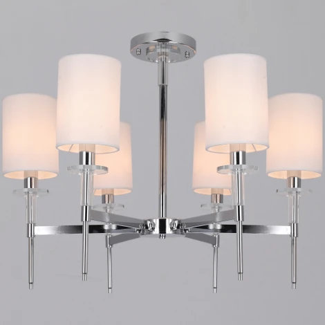Потолочная люстра на штанге ILLUMICO IL1382-6CPA-29 CR Romei