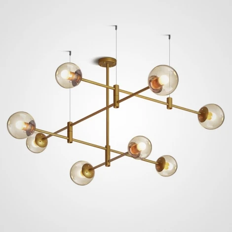 Люстра на штанге Gap Золото ImperiumLoft Gap01 (140725-26) (220V, шарики)