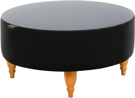 Стол журнальный Italia ОГОГО (арт.339993), (ЛДСП/Черный)