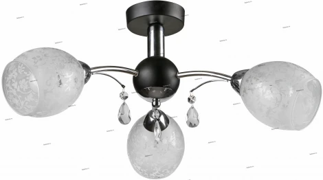 IDLamp Agnes 843/3PF-Blackchrome