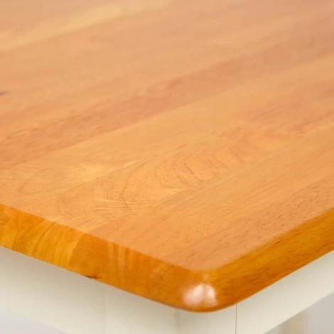 Стол обеденный COUNTRY (mod. TB3048-01) oak/ivory white ( дуб/слоновая кость) (дерево гевея)