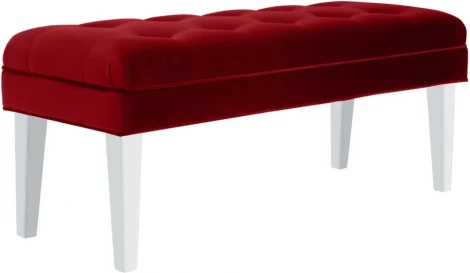 Банкетка Adel ОГОГО (арт.341327), (Ткань/Красный)
