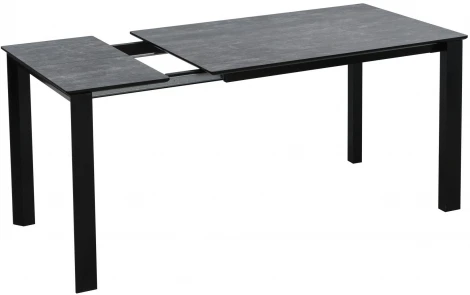 Стол обеденный DikLine DENVER Темный дуб,Черный, Черный