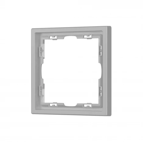 Рамка пластиковая FRM-NOBE-SFPL-1-IS (Arlight, Никель) 059455