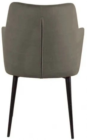 Стул с подлокотниками Top Concept Hunt, бархат 03 / черный конус