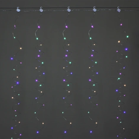 Гирлянда светодиодная занавес Роса 3х3м 300LED с контроллером и пультом Sneha A-972 MIX c