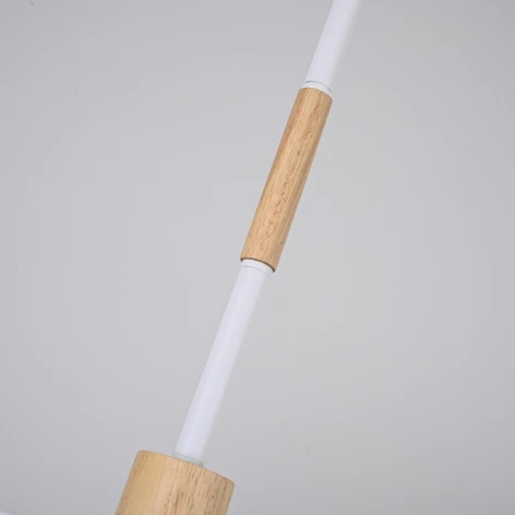 Потолочная люстра Wi-Fi на штанге Turna Dbl L6 White By ImperiumLoft Turna-Dbl01 (LED, 220V, голосовое управление, умный дом - Алиса)