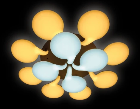 Потолочная люстра Ambrella Orbital Cloud FC26/12 WH 432W D1140