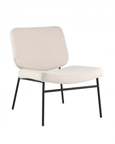 Кресло Stool Group Эбигейл велюр молочный УТ000041984